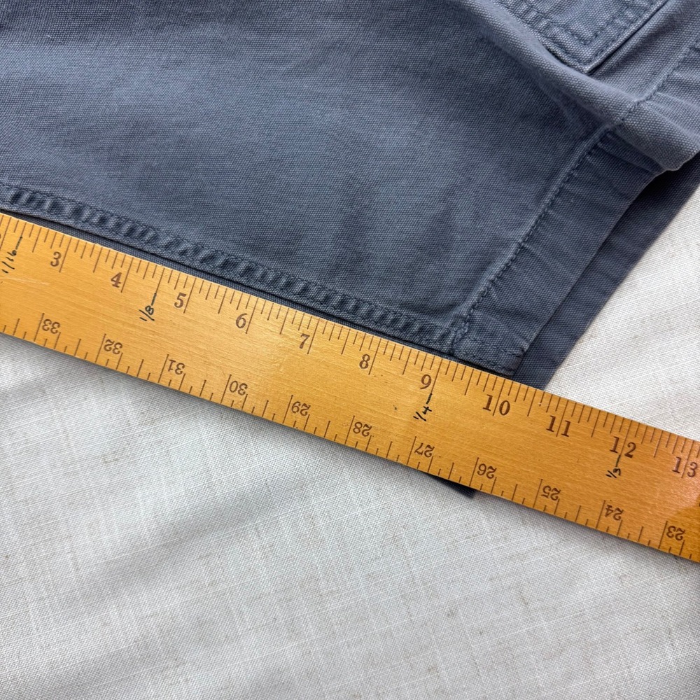 Carhartt Rugged Flex Relaxed Fit Canvas Cargo Work Shorts Gray Mens Sz 36 EUC - Picture 7 of 10